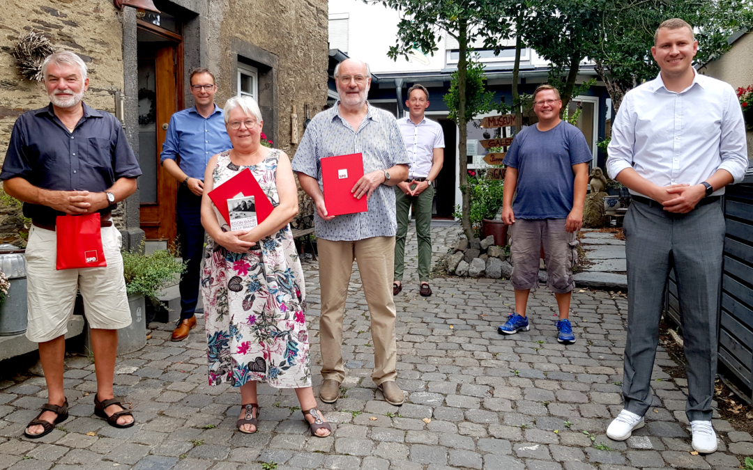 Im Polcher Heimatmuseum „Christas Stube“: Ehrung zur 40-jährigen SPD-Mitgliedschaft & Begrüßung von Manfred in der SPD